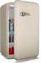 Klarstein Audrey Evo Retro Kühlschrank 112L Freistehend Ohne Gefrierfach Leise 40 dB Wendetür Verstellbare Füße 0–10 °C Thermostat Creme – geschikt voor thuisfitness en sportschoolgebruik duurzame constructie eenvoudig te monteren ideaal vo - Thumbnail 2