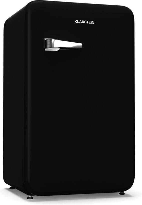 Klarstein Audrey Evo koelkast 112L retro zwart