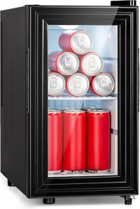 Klarstein Brooklyn 23 Slim Minibar Horeca koelkast 23 Liter 8 flessen Tafelmodel 3 koelstanden