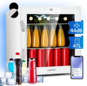 Klarstein Coachella 50 wijnkoelkast 47 liter wifi functie achtergrondverlichting roestvrij staal