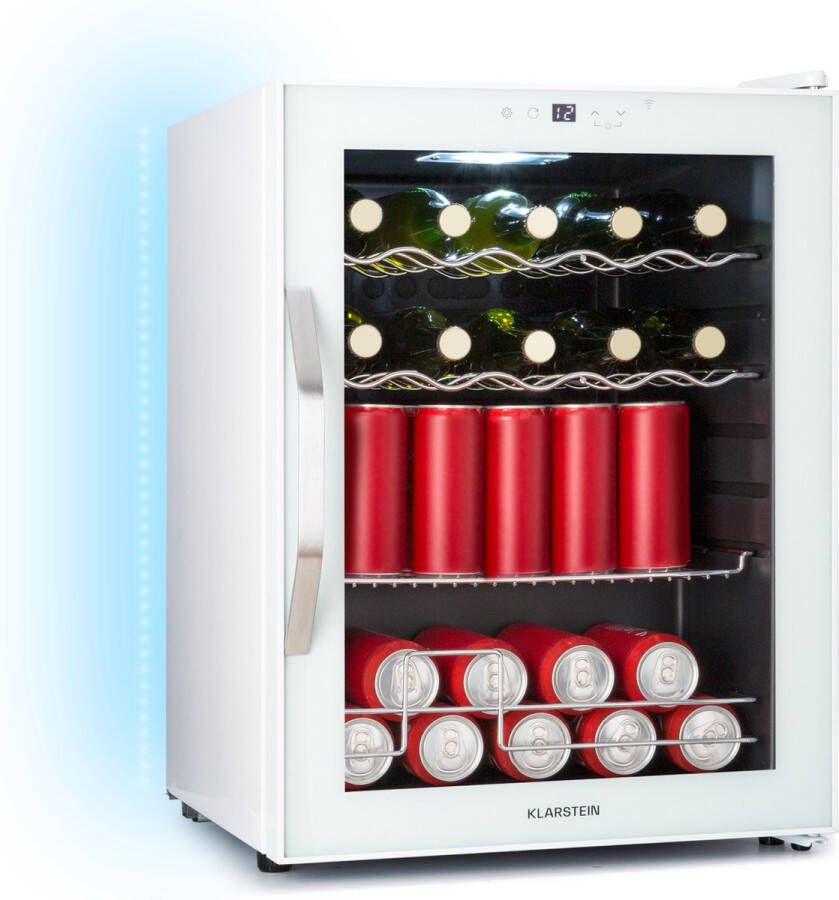 Klarstein Coachella 60 Smart koelkast wifi led 3 schappen achtergrondverlichting EEK E