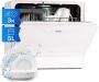Klarstein Vaatwasser Mini voor 5 Couvert Stille Kleine Vaatwasser met 7 Programma s Kleine Tafelvaatwasser voor Thuis Kantoor en Camping Mini Vaatwasser met Wateraansluiting Vaatwasmachine Afwasmachine Mini-Vaatwasser 8L Touch Vrijstaand - Thumbnail 2