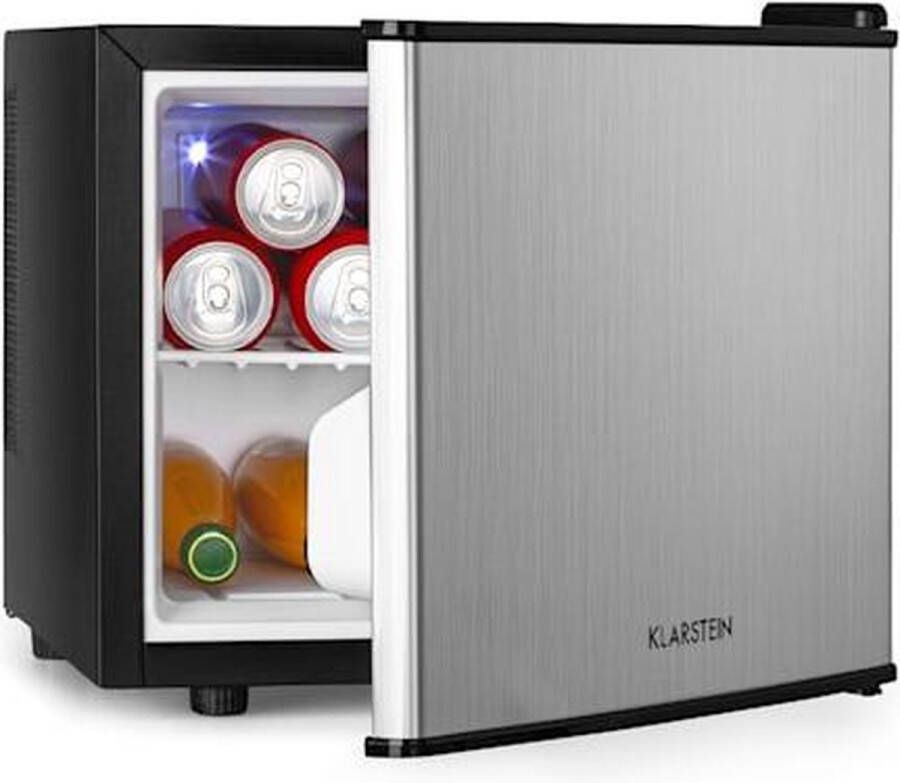 Klarstein Mini koelkast 17 liter Tafelmodel koelkast Barmodel koelkast 3 standen 2 niveaus 26 dB - Foto 1