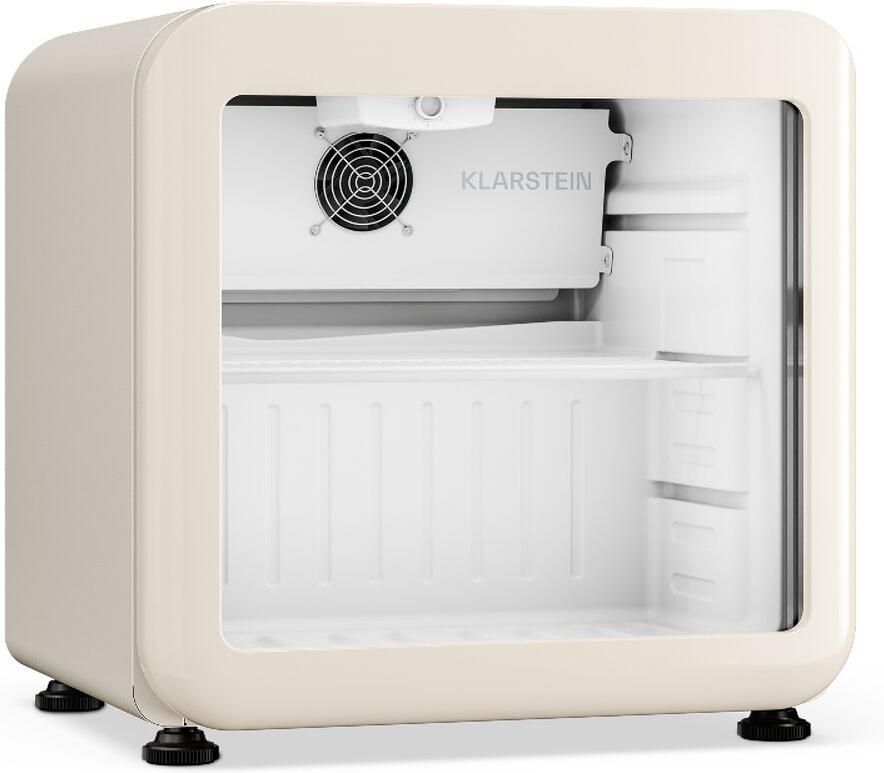 Klarstein Audrey Evo drankenkoelkast 45 L – Drankenkoeling met glazen deur ledverlichting regelbare temperatuur 0-10 °C stille werking