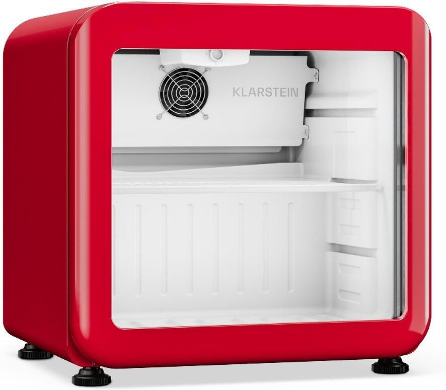 Klarstein Audrey Evo drankenkoelkast 45 L – Drankenkoeling met glazen deur ledverlichting regelbare temperatuur 0-10 °C stille werking