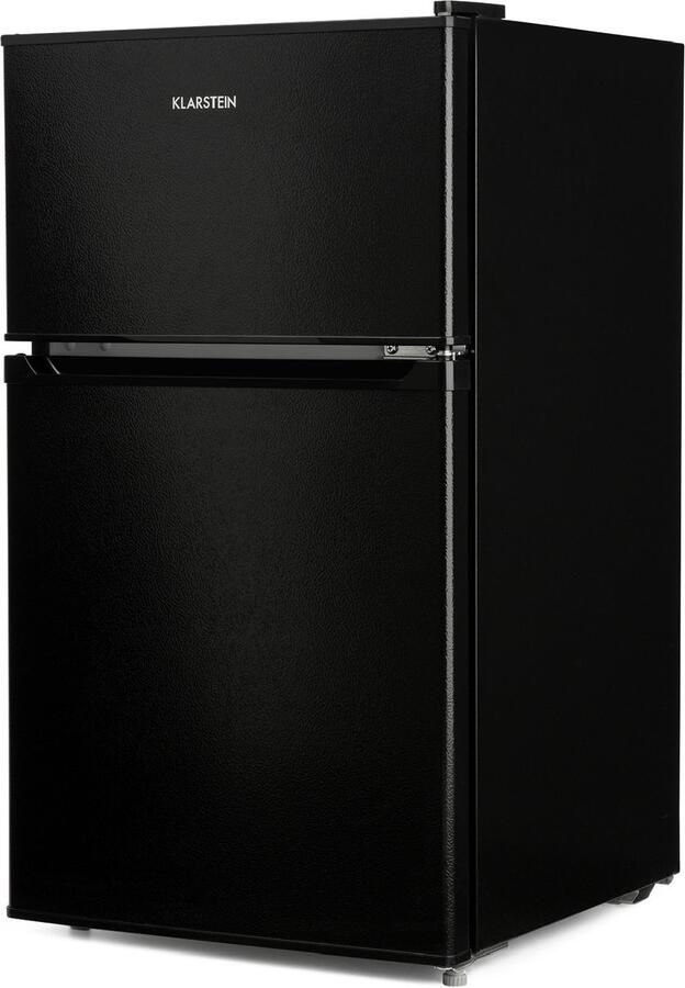 Klarstein Diepvriezer Big Daddy Cool Koelvriescombinatie 87L 40 dB Koelkast met Vriesvak Mini-Koelkast Compact voor Keuken voor Singles LED Vrijstaand Glazen Lades Freezer Vrieskast Diepvrieskast Vrieskast Klein