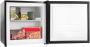 Klarstein Diepvriezer Garfield Diepvrieskast 31L 65W 4-Sterren Vriezer Vrieskast 2 Etages voor Keuken voor Singles LED Compact Energiezuinig Zwart Freezer Vrieskast Klein - Thumbnail 1