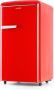 Klarstein Diepvriezer Laika 60 Liter Gesamtvolumen Thermostaat met 5 standen 0 tot 18 °C vrijstaand retro design rood Vrieskast Diepvrieskast voor Keuken 4-Sterren Compact Thermostaat Freezer Vrieskast Klein - Thumbnail 1