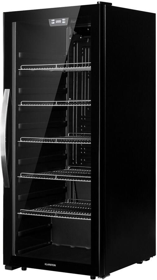 Klarstein Mini Kühlschrank met Glastür Mini Kühlschrank voor Zimmer Getränkekühlschrank Klein met Verstellbaren Ablagen Kleiner Kühlschrank 242 Liter Indoor Outdoor Kühlschrank Leise – geschikt voor thuisfitness en sportschoolgebruik duurzame co - Foto 2
