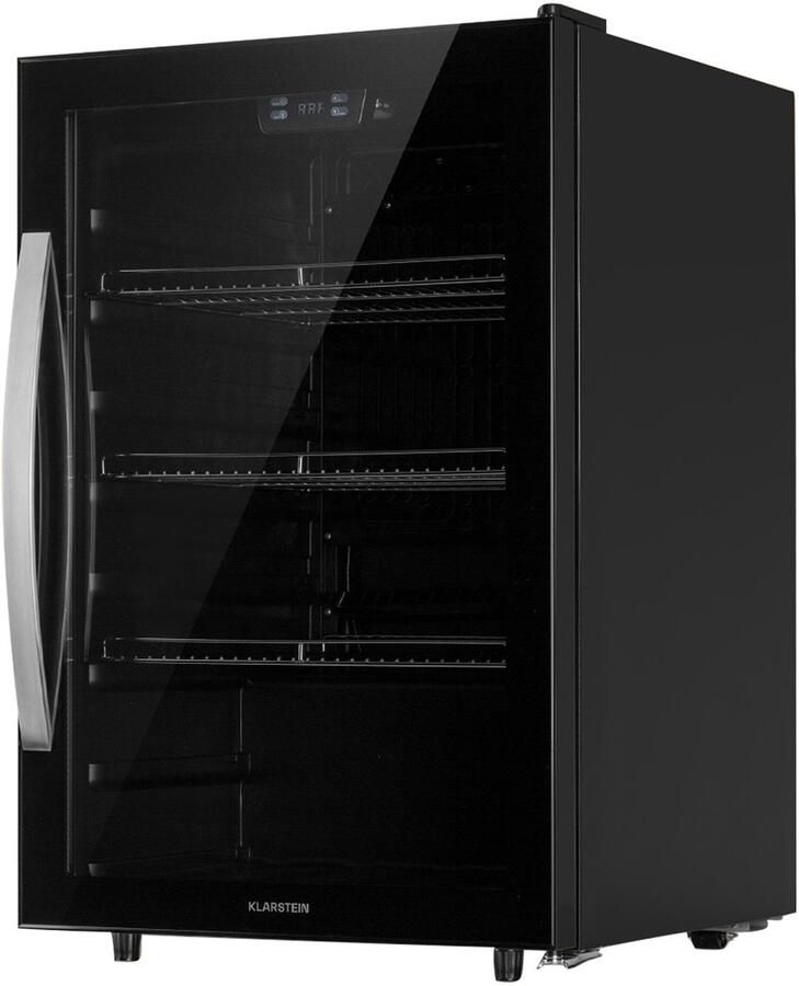 Klarstein Mini Kühlschrank met Glastür Mini Kühlschrank voor Zimmer Getränkekühlschrank Klein met Verstellbaren Ablagen Kleiner Kühlschrank 147 Liter Indoor Outdoor Kühlschrank Leise – geschikt voor thuisfitness en sportschoolgebruik duurzame co - Foto 2