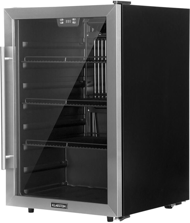 Klarstein Mini Kühlschrank met Glastür Mini Kühlschrank voor Zimmer Getränkekühlschrank Klein met Verstellbaren Ablagen Kleiner Kühlschrank 147 Liter Indoor Outdoor Kühlschrank Leise – geschikt voor thuisfitness en sportschoolgebruik duurzame co - Foto 2