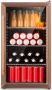 Klarstein XXL Mini Kühlschrank met Glastür & LED Mini Kühlschrank voor Zimmer Getränkekühlschrank Klein met 3 Ablagen Kleiner Kühlschrank 80L Indoor Outdoor Kühlschrank Leise & Wetterfest 3 10°C – geschikt voor thuisfitness en sportschoolgebruik - Thumbnail 2