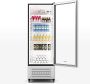 Klarstein GrandCooler 270L Getränkekühlschrank Doppelverglaste Tür Aluminium Tür LED Beleuchtung Mechanischer Thermostat 0 °C bis 10 °C 4 Räder Energieklasse B – geschikt voor thuisfitness en sportschoolgebruik duurzame constructie eenvoudig - Thumbnail 1
