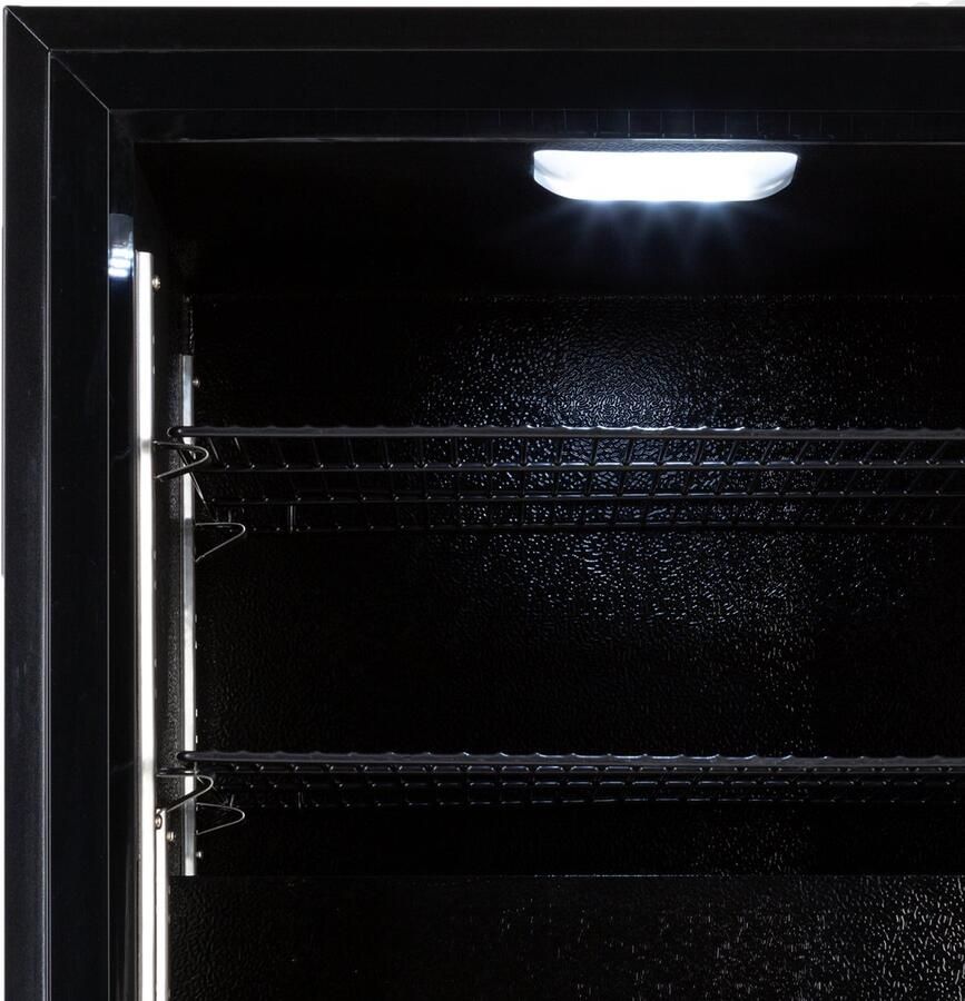 Klarstein IceAge 36 Mini Gefrierschrank 36 L Einstellbare Temperatur 0 bis 18 °C Energieeffizient LED Innenbeleuchtung Kompakt & Stilvolle Glastür Kleine Gefriertruhe Weiß – geschikt voor thuisfitness en sportschoolgebruik duurzame constructi - Foto 4