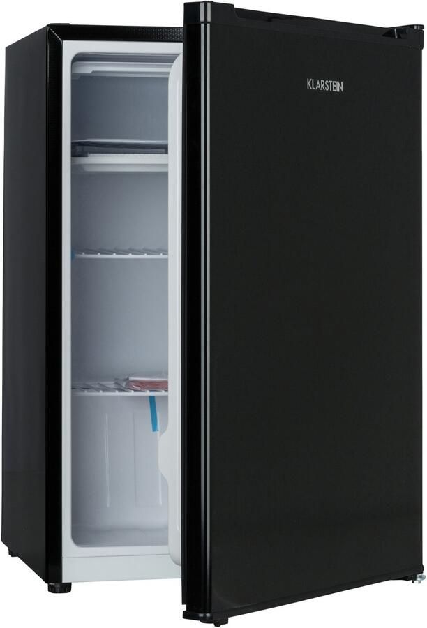 Klarstein Koelkast Delaware 75L Zwart Mini-Koelkast met Vriesvak 4L Compressorkoeling voor Keuken voor Kantoor LED Schappen Compact Koelkast Vrijstaande Koelkast Kleine Koelkast Fridge voor Kleine Huishoudens voor Studentenkamer - Foto 3