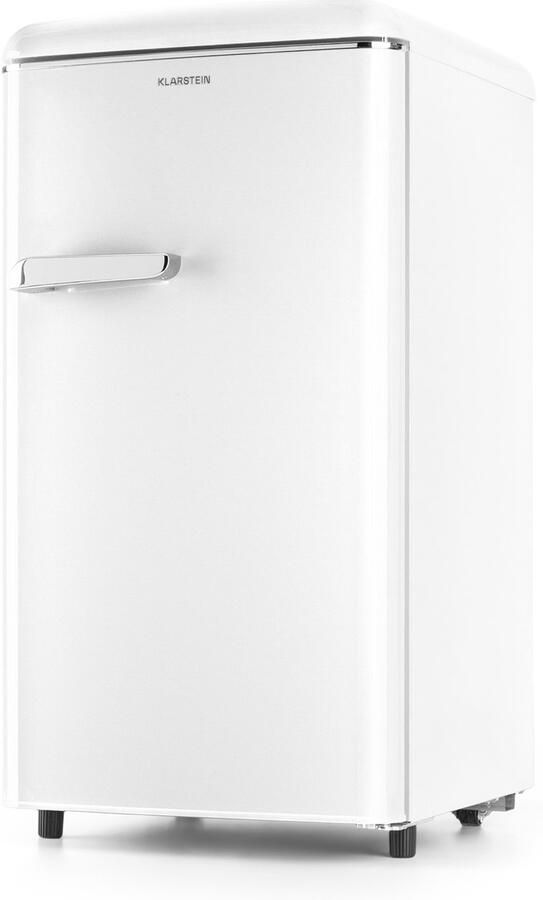Klarstein Laika Vriezer 60 Liter Totaalvolume Thermostaat Met 5 Standen 0 Tot -18 °C 3 Laden Vrijstaand retro-design Crème Vrieskast Diepvrieskast voor Keuken 4-Sterren Compact Freezer Vrieskast Klein - Foto 2
