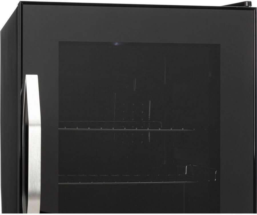 Klarstein Mini Kühlschrank met Glastür Mini Kühlschrank voor Zimmer Getränkekühlschrank Klein met Verstellbaren Ablagen Kleiner Kühlschrank 33 Liter Indoor Outdoor Kühlschrank Leise – geschikt voor thuisfitness en sportschoolgebruik duurzame con