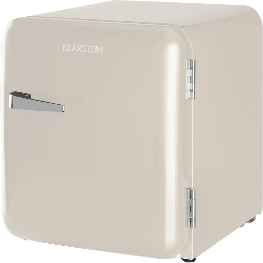 Klarstein Minibar minikoelkast voor kamers 48 ​​liter minikoelkast voor drankjes en cosmetica kleine en stille koelkast verstelbaar schap kleine huidverzorgingskoelkast 0-10 °C Mini Koelkast 48L Mini Fridge