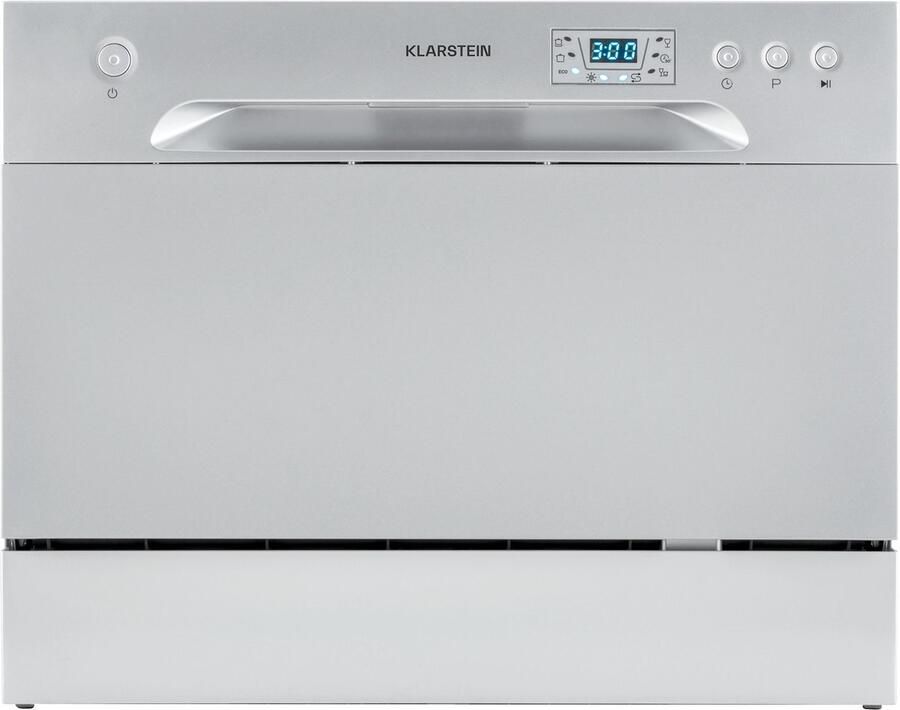 Klarstein Mini Geschirrspüler voor 6 Gedecke Leiser Geschirrspüler Klein met 6 Spülprogrammen Kleiner Tisch Geschirrspüler voor Zuhause Büro en Camping Geschirrspüler Mini met Wasseranschluss – geschikt voor thuisfitness en sportschoolgebruik du
