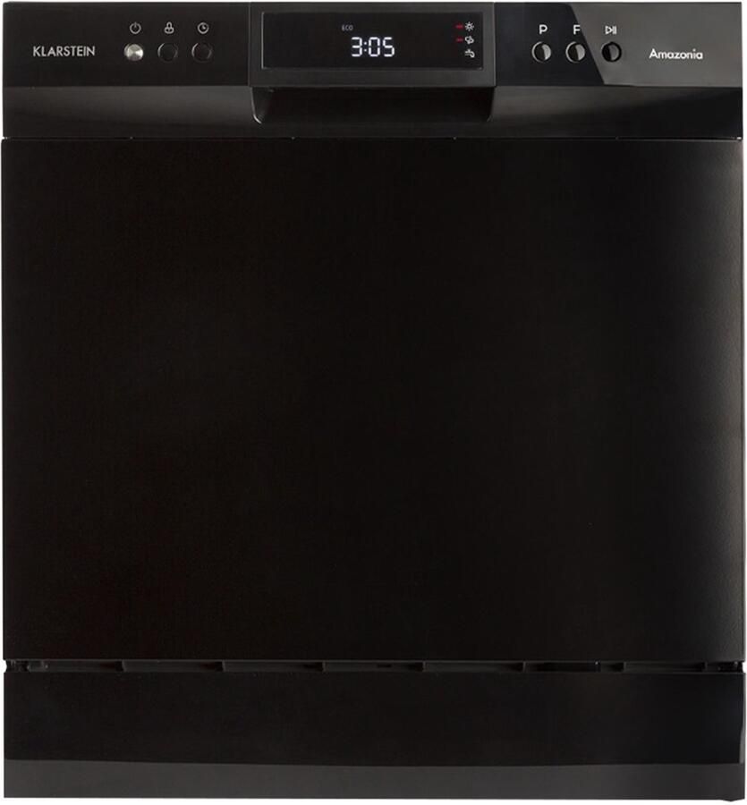 Klarstein Vaatwasser Mini voor 8 Gedecke Leiser inbouw vaatwasser klein met 8 spoelprogramma's Kleiner Tisch vaatwasser voor Zuhause kantoor Camping vaatwasser Mini met Wasseranschluss Vaatwasmachine Afwasmachine 8 Maatgedekken 50 cm - Foto 2