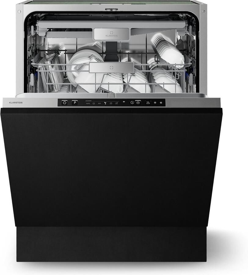 Klarstein Vaatwasser Velaire geïntegreerde 60 cm helemaal ingebouwd 14 couverts 6 programma's 42 dB AquaStop energieklasse A inbouwvaatwasser voor Keuken Dishwasher Afwasmachine Vaatwasmachine - Foto 2