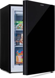 Klarstein Pluto Vriezer 80 Liter Vrieskast Compressiekoeling Thermostaat met 5 standen Glazen front max. 41 dB