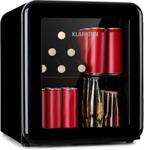 Klarstein PopLife drankkoelkast 48 Liter Horeca koelkast Tafelmodel Minibar Deur met dubbelglas 0- tot 10 °C 39 dB
