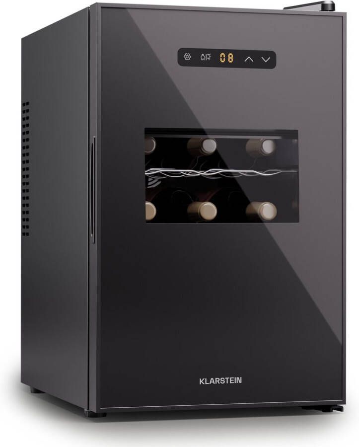 Klarstein Silent Vino 15 Uno Wijnkoelkast 39 l 15 fl 5-18 °C Touch