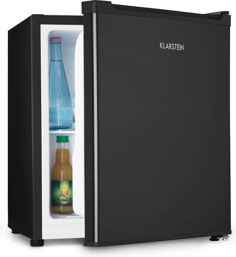 Klarstein Snoopy Eco Mini-Koelkast Tafelmodel Koelkast 41 Liter incl. Vriesvak Van 4 Liter 39 dB Zwart