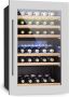 Klarstein Weinkühlschrank 2 Zonen 132L Getränkekühlschrank Kleiner Einbau Weinschrank Schmal Wein Kühlschrank met Glastür Outdoor Flaschenkühlschrank Wine Fridge 5 22°C 35 Flaschen – geschikt voor thuisfitness en sportschoolgebruik duurzame co - Thumbnail 2