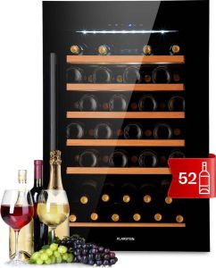 Klarstein Vinsider 52 Built-In Uno inbouw wijnkoelkast 52 flessen 137 liter roestvrij staal