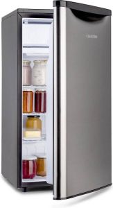 Klarstein Yummy compacte koelkast met vriesvak 90 liter 41 dB thermostaat neo-retrodesign