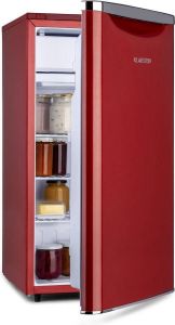 Klarstein Yummy koelkast met vriesvak 90 liter 41dB retro design Rood