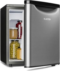 Klarstein Yummy Mini koelkast 44 liter met vriesvak 3 liter stijlvolle handgreep in neo-retro design 42dB