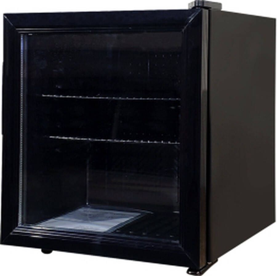 Koald SC35-BK-NL-KO Mini koelkast 35 Liter Horeca Met Glazen Deur Zwart