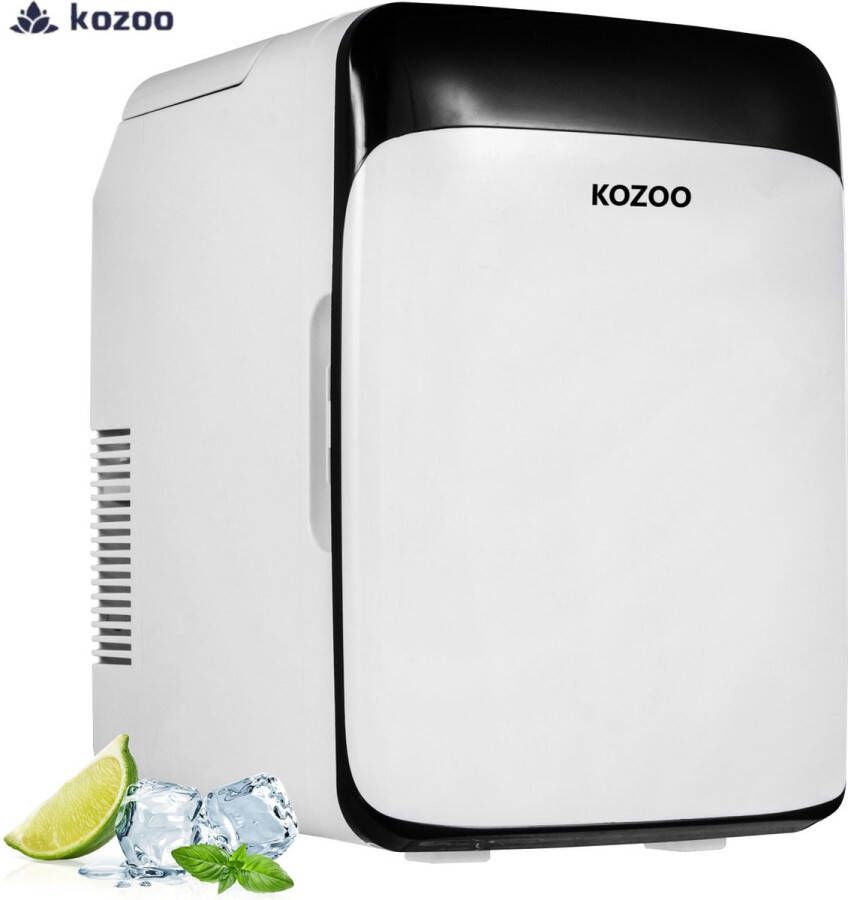 Kozoo Minibar koelkast Mini koelkast Bijzetkoelkast Makkelijk mee te nemen Warm & koel functie 10L Geschikt voor cosmetica Zwart - Foto 1