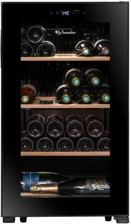 La Sommelière La Sommeliere Wijnkoelkast LS36BLACK 1 Zone