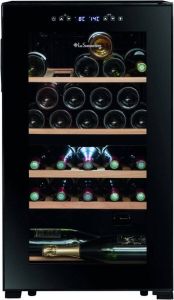 La Sommelière SLS32DZBLACK Wijnklimaatkast met 2 zones 32 flessen