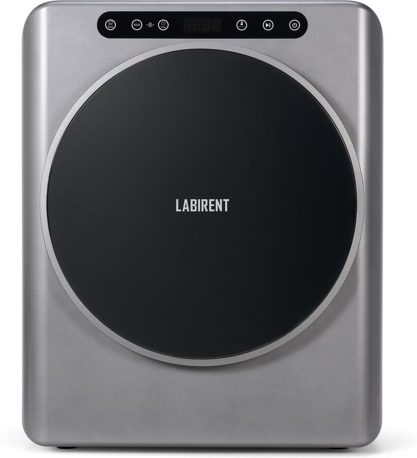 Labirent LTMW3-ZG8 Mini Wasdroger 3kg Laadvermogen Luchtafvoerdroger- 1000W Vrijstaand Antraciet
