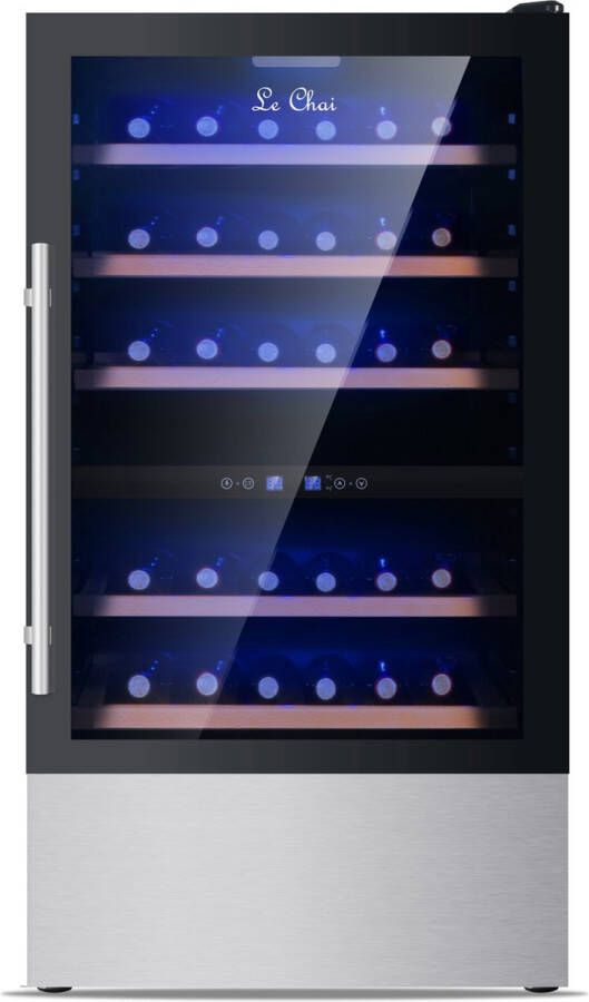 Le Chai LB520X 52 Flessen 2 Temperatuurzones -Vrijstaand Black Friday Cyber Monday Kerstcadeau 2024 deal promotie