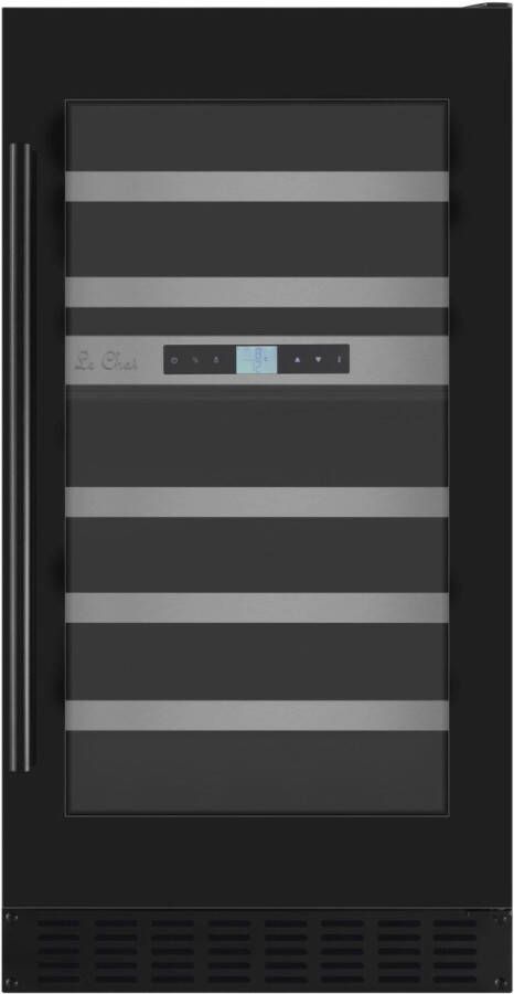 Le Chai LBN330 Wijnkoelkast met 2 temperatuurzones voor onderbouw of vrijstaand 33 Flessen alarm koolstoffilter 36 dB 45 cm B