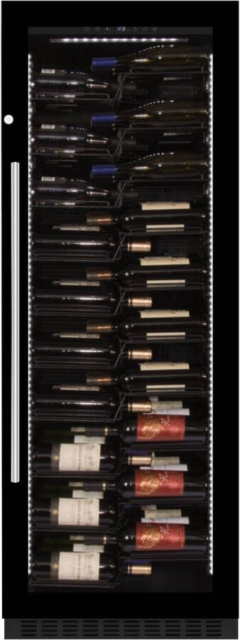 Le Chai PRO 1160M Wijnkoelkast met 1 temperatuurzone 116 Flessen 10 schuiflades H 1.60 m Koolstoffilter Slot 38 dB