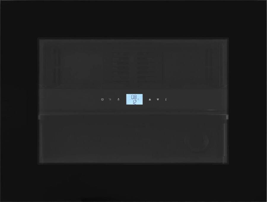 Le Chai Uniek! LBN200POV Inbouw wijnkoelkast met 2 zones voor 20 flessen nis 45 cm H Push Open Geventileerd 35 dB