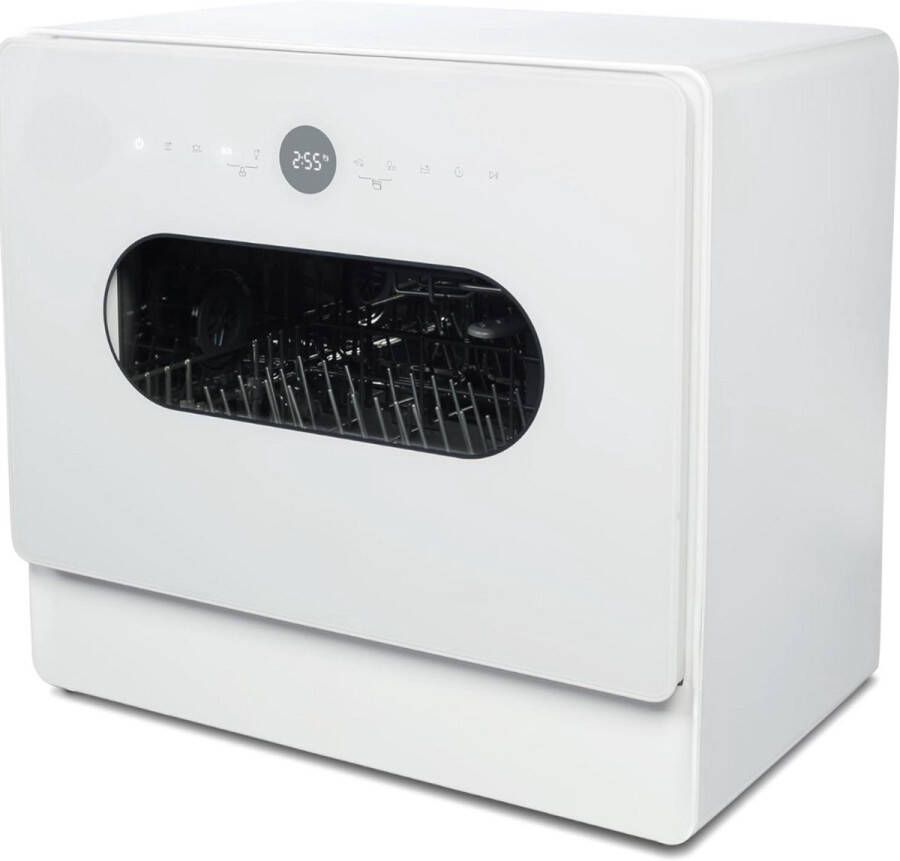 Lexium Store Lexium Mini Vaatwasser Vrijstaande vaatwasser Campingvaatwasser Afwas Afwasmachine Vaatwasser Handig Makkelijk voor op de camping of thuis