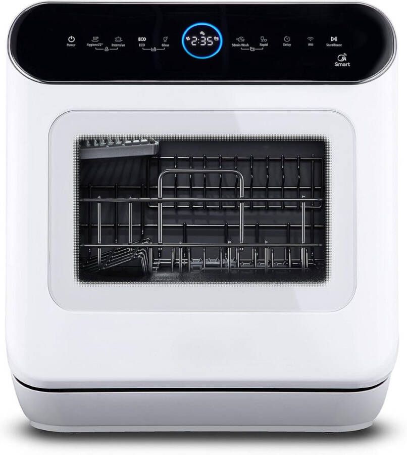Lexium Store Lexium Mini Vaatwasser Vrijstaande vaatwasser Campingvaatwasser Afwas Afwasmachine Vaatwasser Handig Makkelijk voor op de camping of thuis