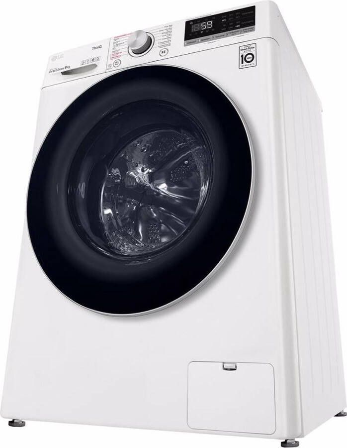 LG F4V709P1E Wasmachine Slimme AI DD™ motor B 9 kg TurboWash™ 59 Hygiënisch wassen met stoom