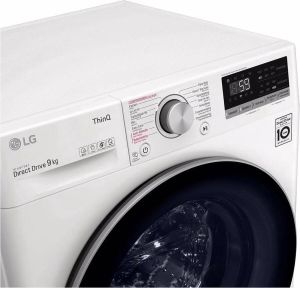 LG F4V709P1E 9 kg Wasmachine met TurboWash™ 59 Slimme AI DD™ motor Hygiënisch wassen met stoom ThinQ™