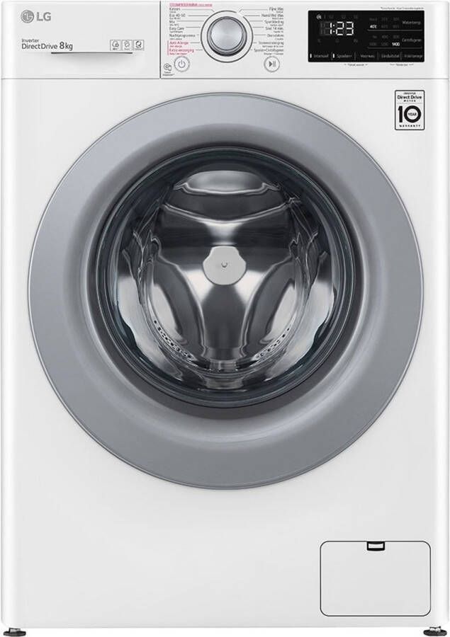 LG F4WV308S4B wasmachine Voorbelading 8 kg 1400 RPM B Wit - Foto 1