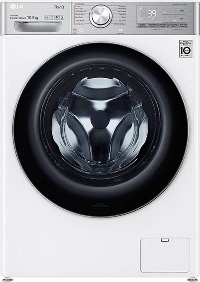 LG F4WV910P2WE wasmachine Voorbelading 10 5 kg 1400 RPM Wit