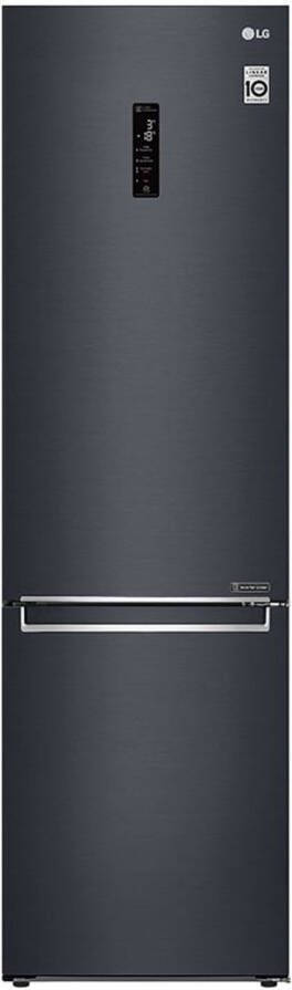 LG GBB72MCDMN koel-vriescombinatie Vrijstaand 384 l E Zwart